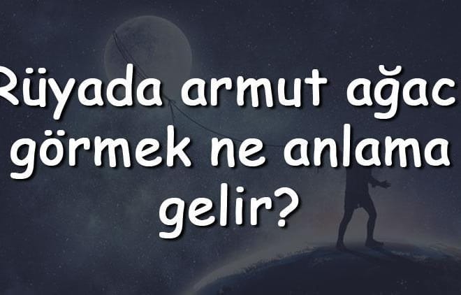 Rüyada Armut Ağacı: Mutluluk ve Refah için İyi Bir İşaret